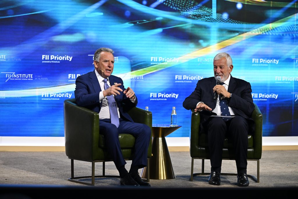 Florida Africa Chamber of Commerce - From left to right: : Steven Charles Witkoff, U.S. Special Envoy for the Middle East ; Richard Attias, Chairman of the Executive Committee and Acting CEO of the FII Institute